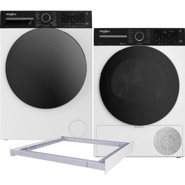 Фото - Комплект техники Whirlpool Стиральная машина с фронтальной загрузкой + Сушильная машина + Комплект креплений для установки в колонну Whirlpool WAM 81WB UA + WP B8X WBS UA + Iniversal Basic Stacking Kit FG (KCL103) Фото - Комплект техники Whirlpool Стиральная машина с фронтальной загрузкой + Сушильная машина + Комплект креплений для установки в колонну Whirlpool WAM 81WB UA + WP B8X WBS UA + Iniversal Basic Stacking Kit FG (KCL103)