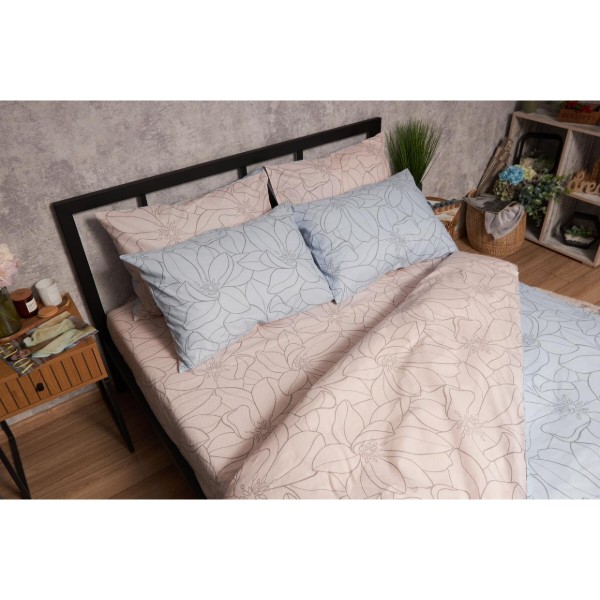 Фото - Комплект постельного белья Moon&Star Бязь Gold Люкс Lily 200х220 см +нав. 2х40х60 (MS-820005785)
