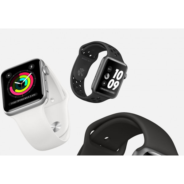 Фото - Смарт-годинник Apple Watch Series 3 38mm Silver Aluminium Case with White Sport Band