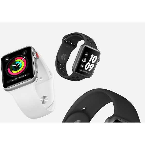 Фото - Смарт-часы Apple Watch Series 3 38mm Space Grey Aluminium Case with Black Sport Band