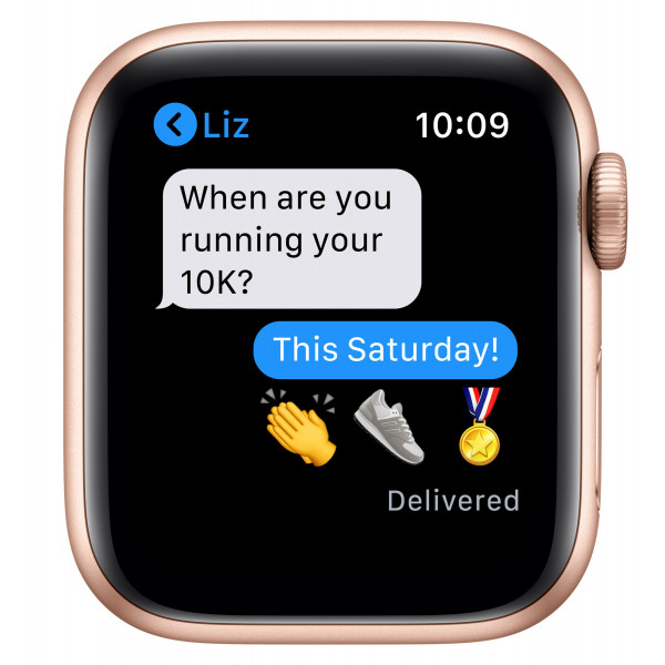 Фото - Смарт-годинник Apple Watch Series 6 40mm Gold Aluminium Case with Pink Sand Sport Band