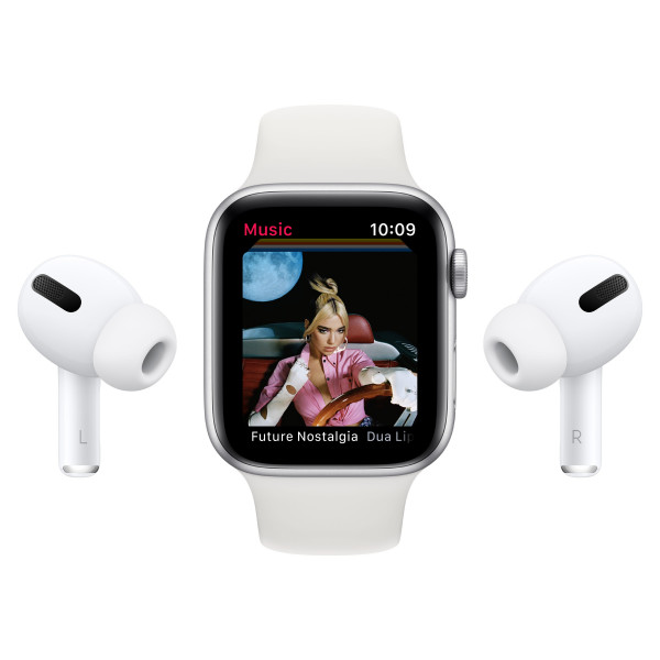 Фото - Смарт-годинник Apple Watch Series 6 44mm Gold Aluminium Case with Pink Sand Sport Band