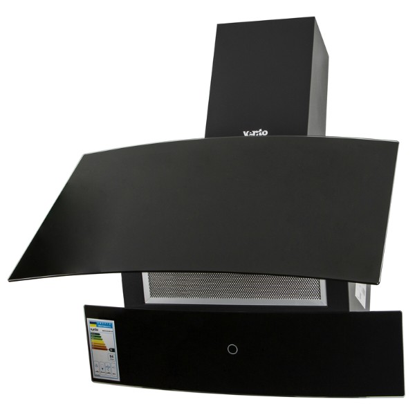 Фото - Витяжка декоративна Ventolux WAVE 60 BK (900) TRC