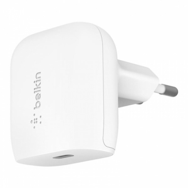 Фото - Мережевий зарядний пристрій Belkin 20W USB-C White (WCA003VFWH)
