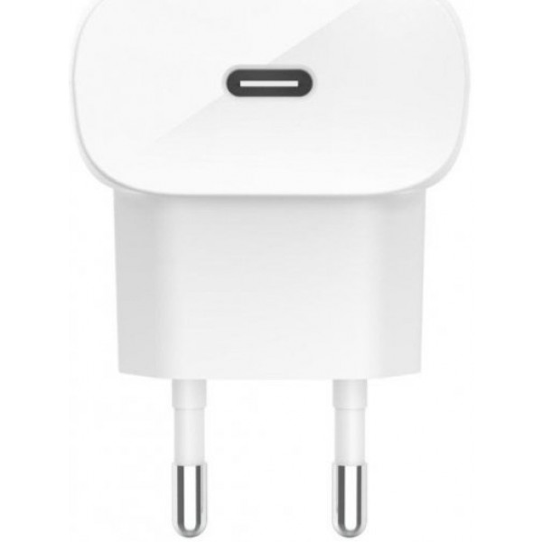 Фото - Мережевий зарядний пристрій Belkin 20W USB-C White (WCA003VFWH)