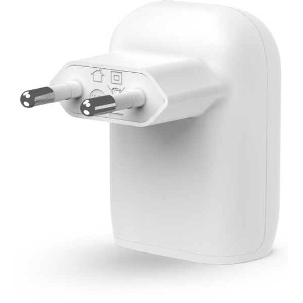 Фото - Сетевое зарядное устройство Belkin Home Charger 30W PD PPS USB-С (WCA005VFWH)