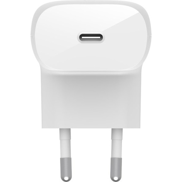 Фото - Сетевое зарядное устройство Belkin Home Charger 30W PD PPS USB-С (WCA005VFWH)