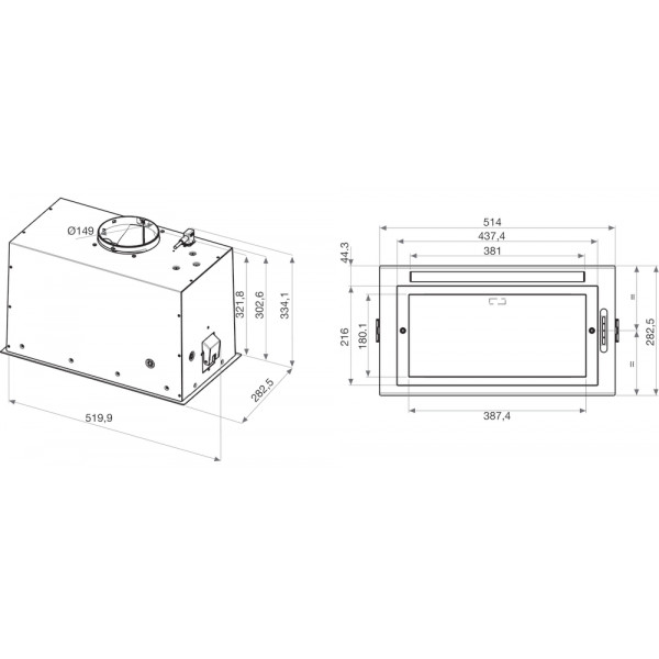 Фото - Вытяжка встраиваемая Whirlpool WCT363FLTK