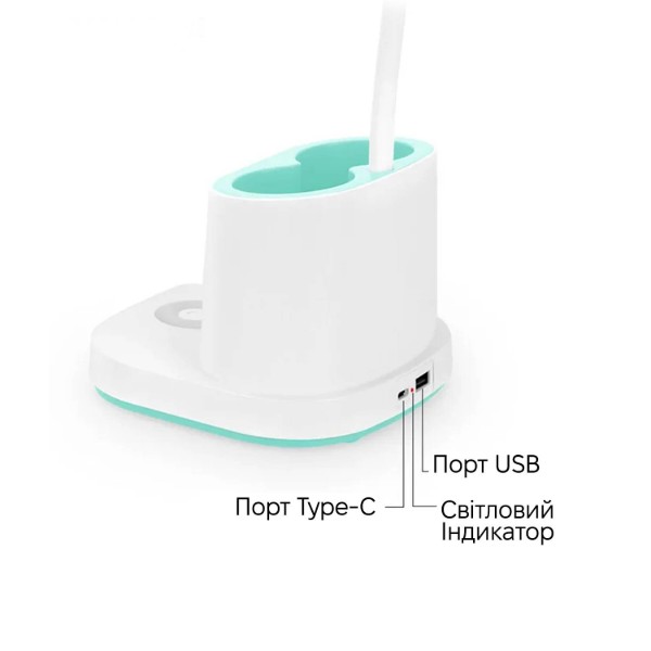 Фото - Настільна лампа Weidasi WD-6078 9W 449lm 4159K USB 5V White