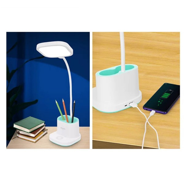 Фото - Настільна лампа Weidasi WD-6078 9W 449lm 4159K USB 5V White