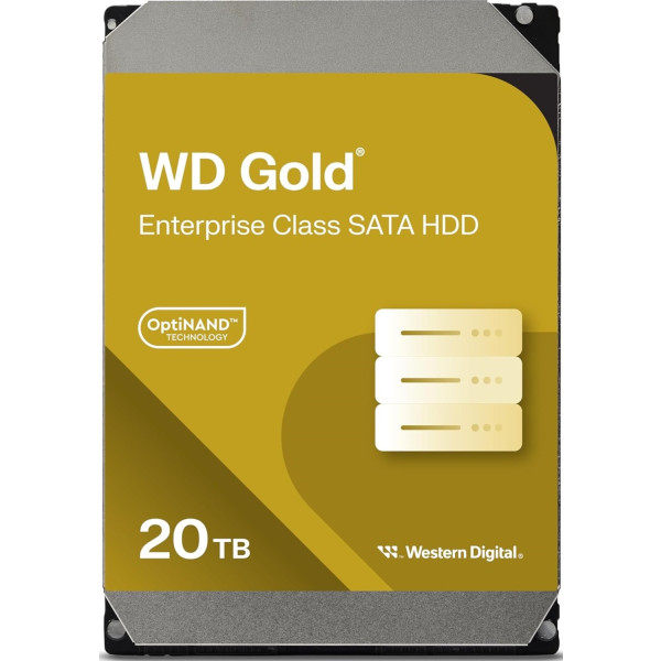 Фото - Жорсткий диск внутрішній Western Digital 20TB 3.5" 7200 512MB SATA Gold (WD203KRYZ) Фото - Жорсткий диск внутрішній Western Digital 20TB 3.5" 7200 512MB SATA Gold (WD203KRYZ)
