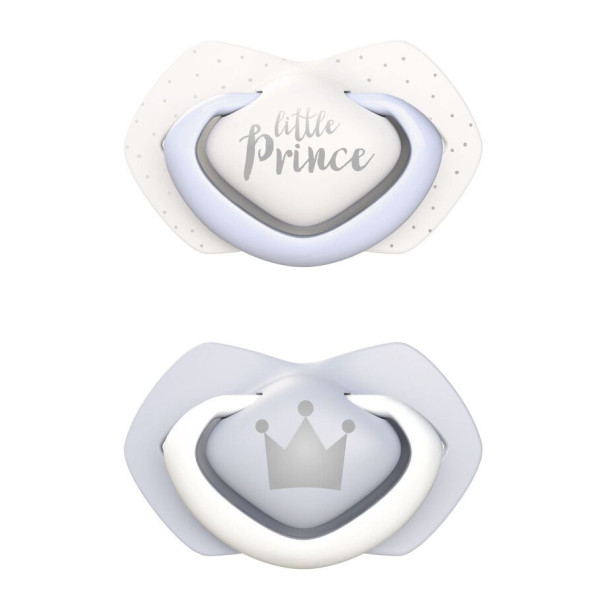 Фото - Симетрична пустушка Canpol babies ROYAL BABY 6-18 міс 2 шт. блакитна (22/651_blu)