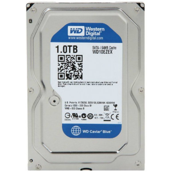 Жесткий диск внутренний WD Blue 1 TB 7200 rpm 64 MB 3.5 SATA III