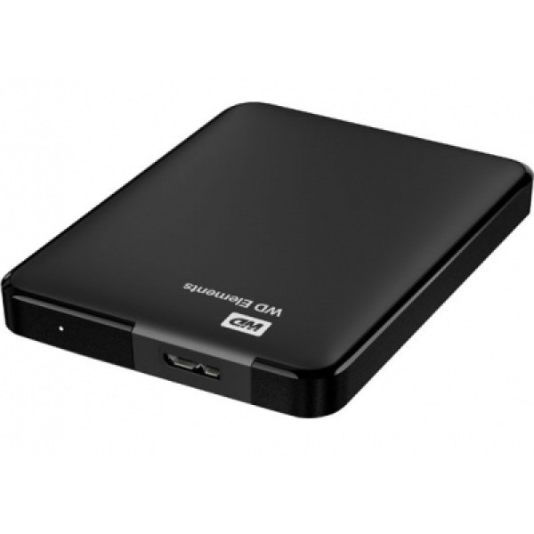 Фото - Жорсткий диск зовнішній Western Digital Elements 500 GB Black (WDBUZG5000ABK-WESN)
