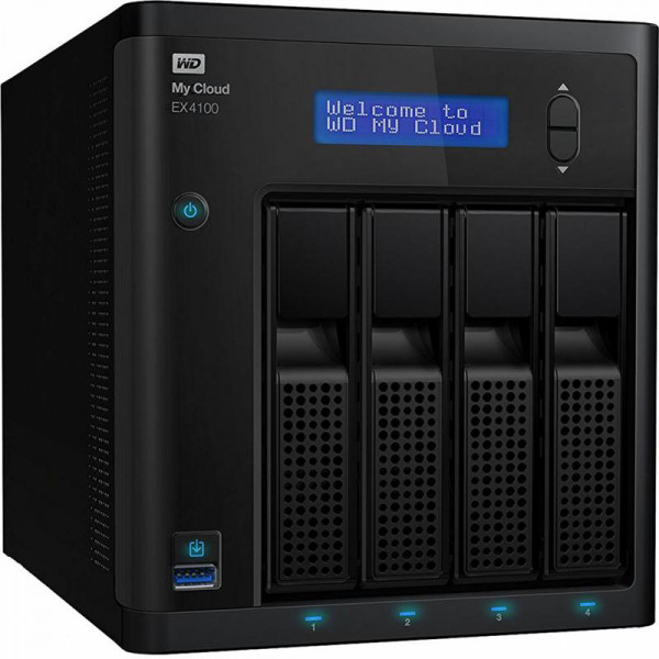 Фото - Сетевое хранилище c HDD Western Digital My Cloud EX4100 8TB USB 3.0 (WDBWZE0080KBK-EESN) Фото - Сетевое хранилище c HDD Western Digital My Cloud EX4100 8TB USB 3.0 (WDBWZE0080KBK-EESN)
