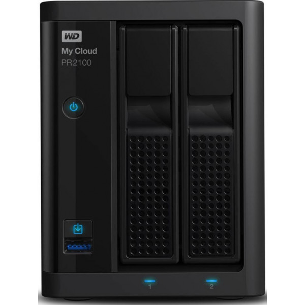 Фото - Сетевое хранилище с HDD Western Digital My Cloud PR2100 4TB USB 3.0 (WDBBCL0040JBK-EESN)