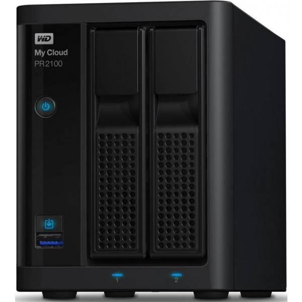 Фото - Сетевое хранилище с HDD Western Digital My Cloud PR2100 4TB USB 3.0 (WDBBCL0040JBK-EESN)