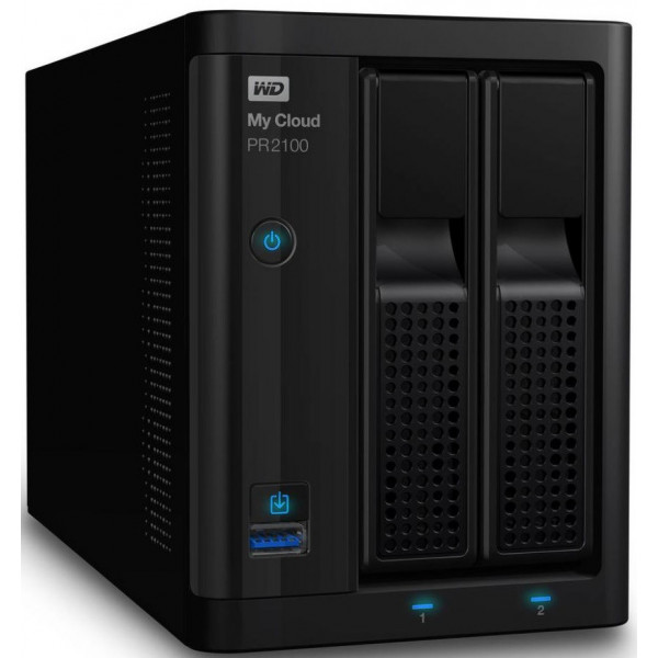 Фото - Сетевое хранилище с HDD Western Digital My Cloud PR2100 4TB USB 3.0 (WDBBCL0040JBK-EESN)
