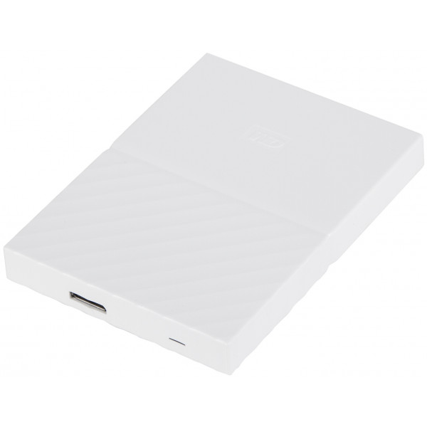 Фото - Жорсткий диск зовнішній Western Digital My Passport 1 TB White (WDBYNN0010BWT)