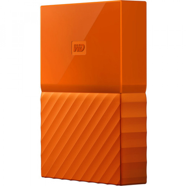 Фото - Жорсткий диск зовнішній Western Digital My Passport 4 TB Orange (WDBYFT0040BOR)