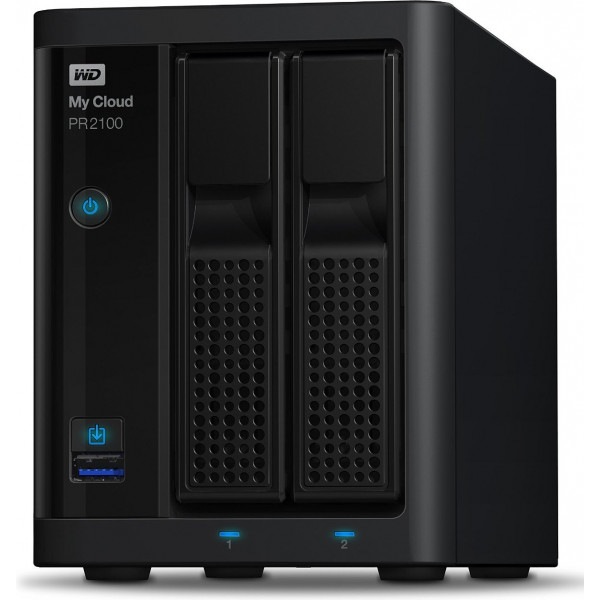 Фото - Мережеве сховище без HDD Western Digital My Cloud Pro Series PR2100 NAS (WDBBCL0000NBK-EESN)