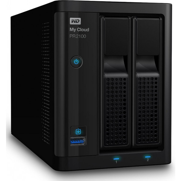 Фото - Мережеве сховище без HDD Western Digital My Cloud Pro Series PR2100 NAS (WDBBCL0000NBK-EESN)