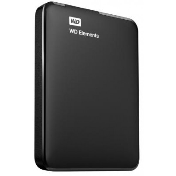 Фото - Жорсткий диск зовнішній Western Digital Elements 1 TB Black (WDBUZG0010BBK-WESN)