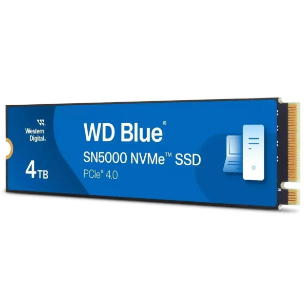 Фото - SSD-накопичувач внутрішній Western Digital M.2 4TB PCIe 4.0 Blue SN5000 (WDS400T4B0E)
