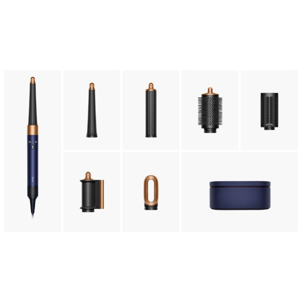 Фото - Стайлер Dyson HS08 Airwrap ID Straight/Wavy Prussian blue/Rich Copper Синій/Мідь (107163-01)