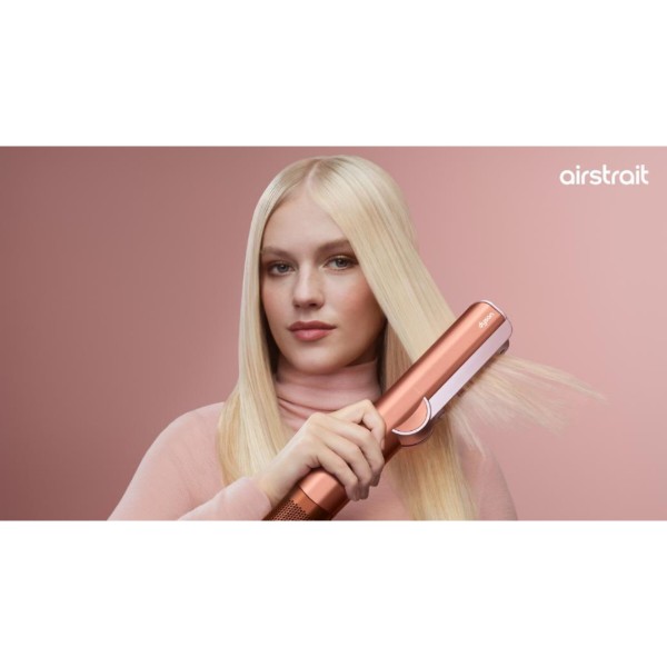 Фото - Вирівнювач волосся Dyson Airstrait HT01 Amber Silk Янтарний шовк (143343-01)