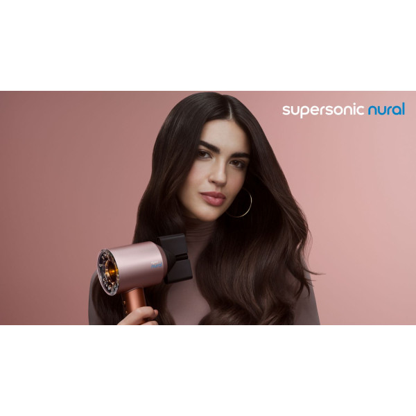Фото - Фен Dyson HD16 Supersonic Nural Amber Silk/Pink Champagne Янтарный шелк/ Розовое шампанское (143709-01)