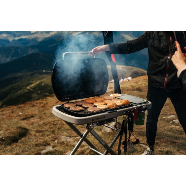 Фото - Гриль газовий Weber Traveler LP Stealth, Black (9013075)
