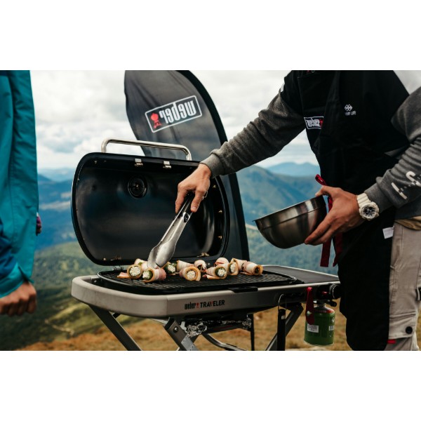 Фото - Гриль газовий Weber Traveler LP Stealth, Black (9013075)