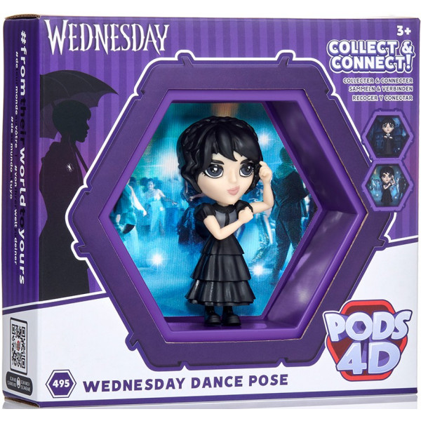 Фото - Коллекционная фигурка WOW! Pods 4D серии Уэнздей - УЭНЗДЕЙ (WED-1001-02)