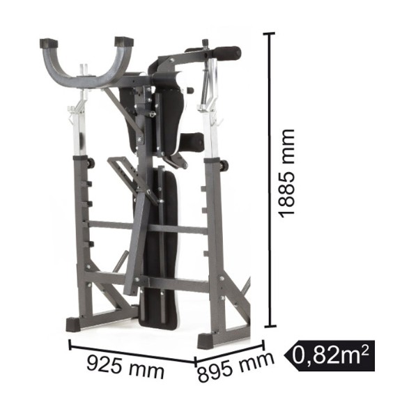 Фото - Скамейка для тренировок Toorx Weight Bench (WBX-90)