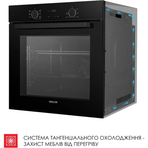 Фото - Духовой шкаф Weilor FDO6F71BK
