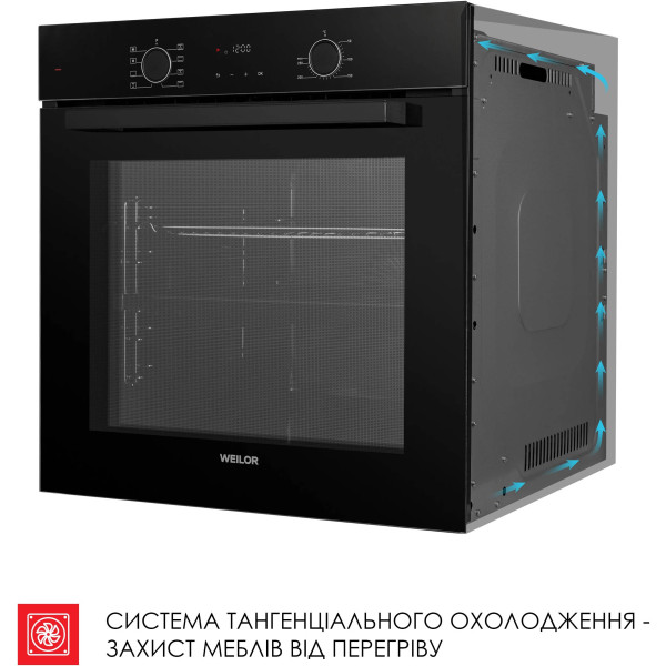 Фото - Духова шафа Weilor FDO6F82BK
