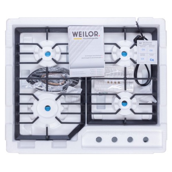 Фото - Варочная панель газовая Weilor GM 624 WH