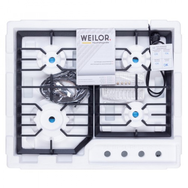 Фото - Варочная панель газовая Weilor GM W624 WH