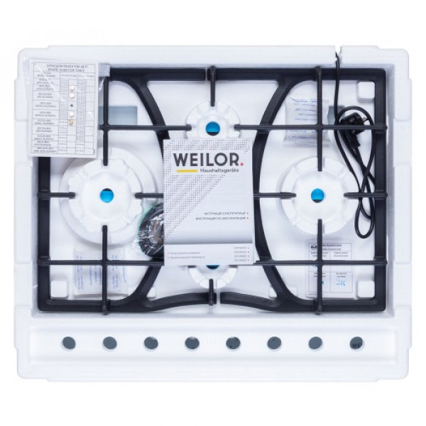 Фото - Варильна поверхня газова Weilor GG W614 WH