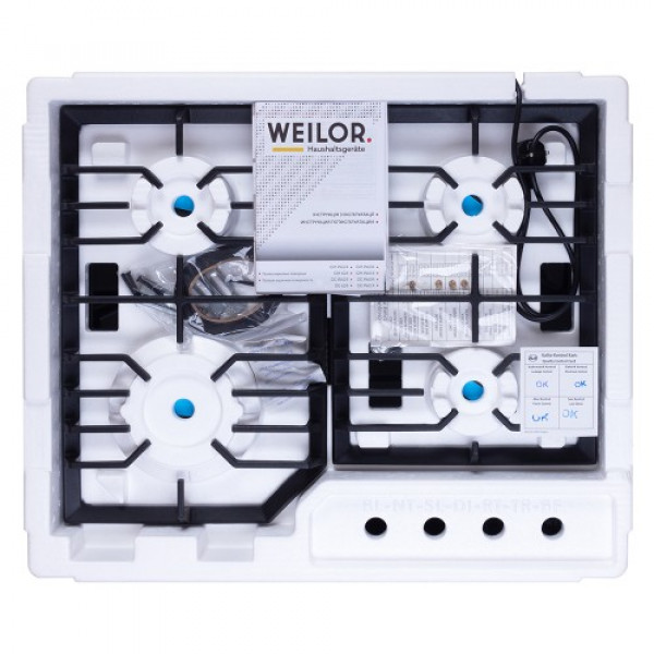 Фото - Варильна поверхня газова Weilor GG W624 BL