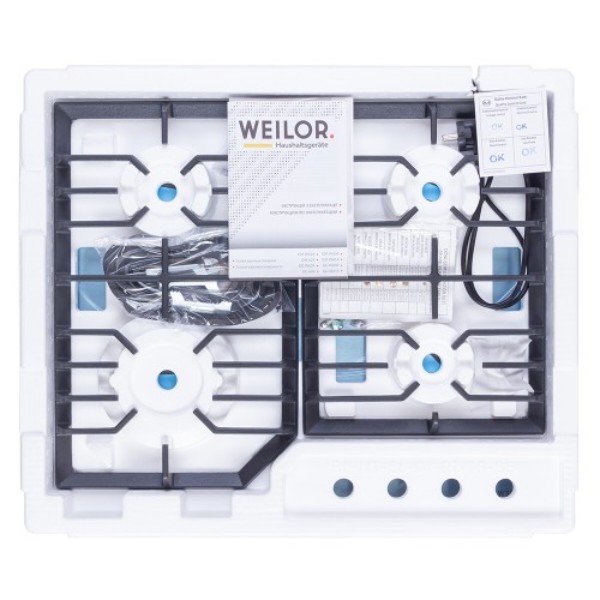 Фото - Варильна поверхня газова Weilor GM 624 SS