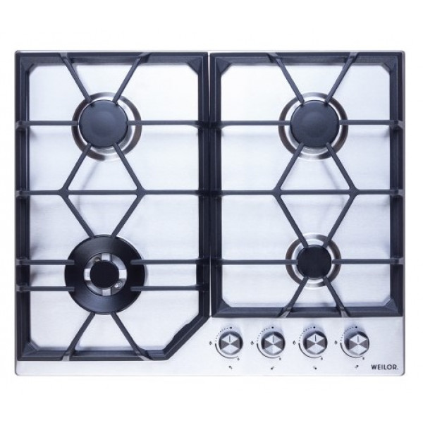 Фото - Варочная панель газовая Weilor GM W604 SS