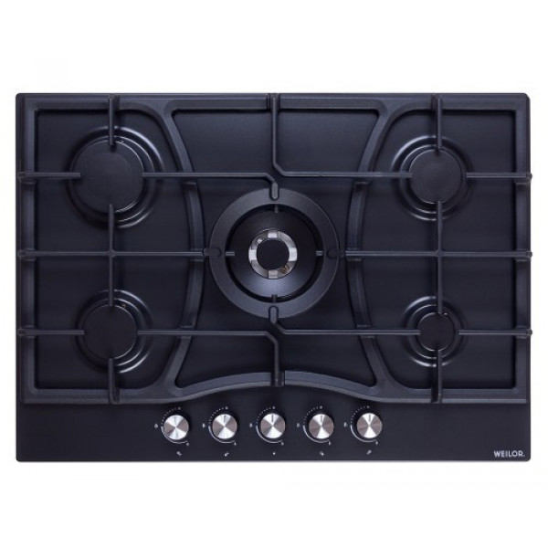 Фото - Варочная панель газовая Weilor GM W714 BL