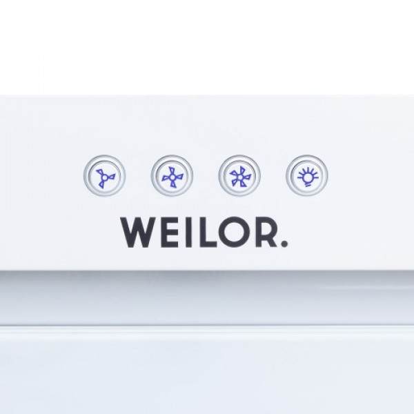 Фото - Витяжка вбудована Weilor PBE 6230 GLASS WH 1100 LED