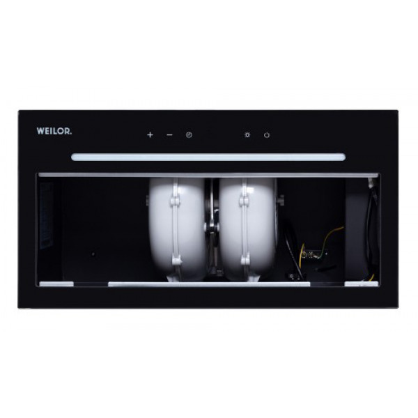 Фото - Вытяжка встраиваемая Weilor PBSR 52651 GLASS BL 1300 LED Strip