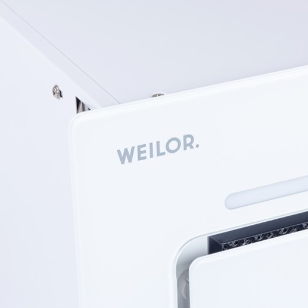 Фото - Вытяжка встраиваемая Weilor PBSR 62301 FULL GLASS WH 1100 LED Strip