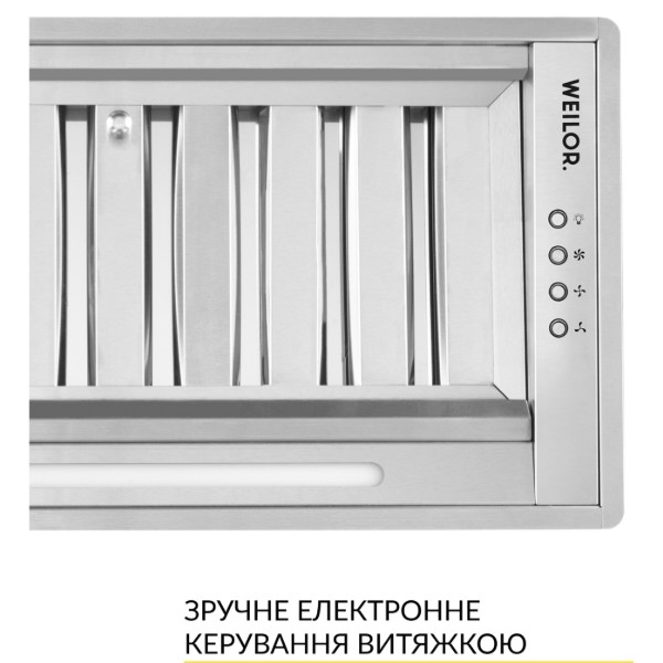 Фото - Вытяжка встраиваемая Weilor PPE 5265 SS 1250 LED Strip