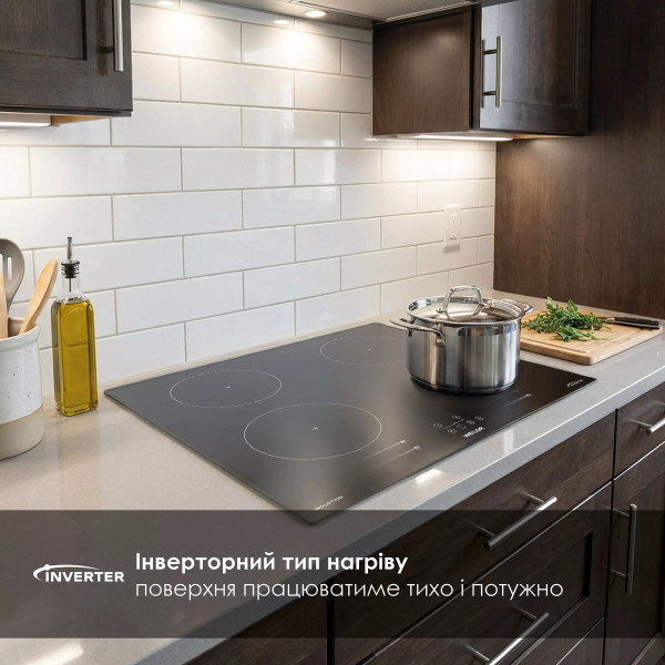 Фото - Варочная панель электрическая Weilor WIS 643 BLACK NanoProtect