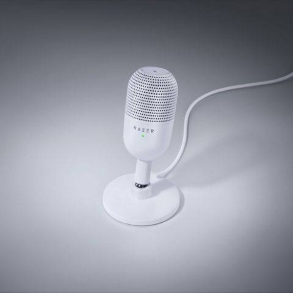 Фото - Мікрофон до комп'ютера дротовий Razer Seiren V3 mini White (RZ19-05050300-R3M1)